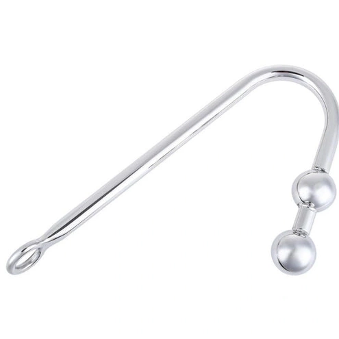 4417 Steel Pleasurable Hook Stainless Two Anal Balls 1022